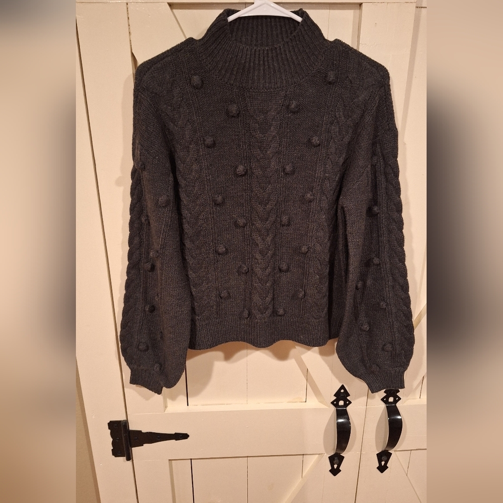 XS Black mock neck sweater